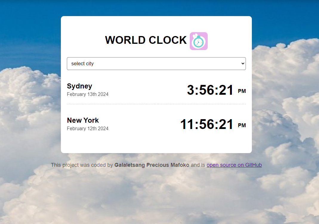 World Clock